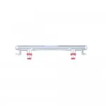 Volume Side Button Outer for OnePlus 8T Silver - Plastic Key By Sparestream