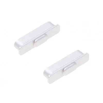 Volume Side Button Outer for OnePlus Nord CE 5G Silver - Plastic Key by Sparestream