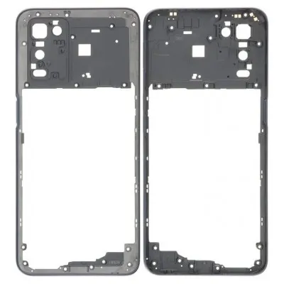 Middle Frame Ring Only for Oppo A54 Black by Sparestream