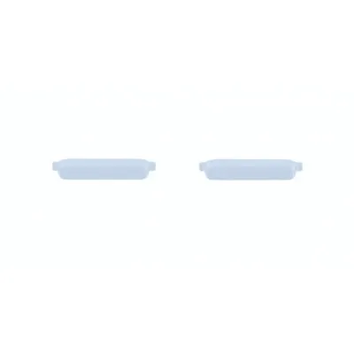 Volume Side Button Outer for OPPO F17 White - Plastic Key by Sparestream