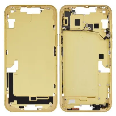 LCD Frame Middle Chassis for Apple iPhone 14 Plus - Yellow by Sparestream