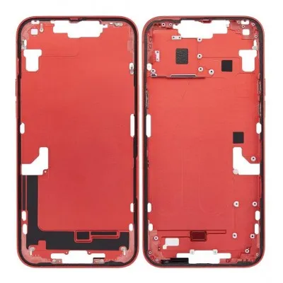 LCD Frame Middle Chassis for Apple iPhone 14 Plus - Red by Sparestream