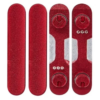 Volume Side Button Outer for Apple iPhone SE 3rd Gen 2022 Red - Plastic Key by Sparestream