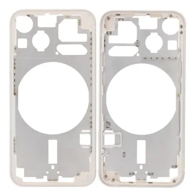 LCD Frame Middle Chassis for Apple iPhone 13 mini - White by Sparestream
