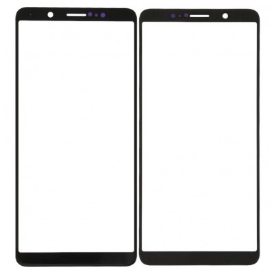 Front Glass for Vivo V7 - Black by Sparestream