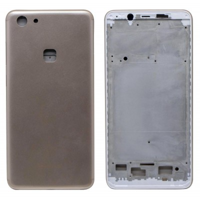 Full Body Housing for Vivo V7 - Gold by Sparestream