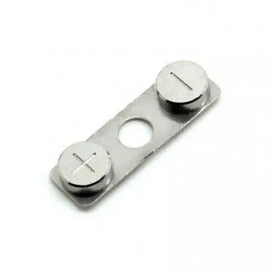 Volume Side Button Outer for Apple iPhone 4s White - Plastic Key by Sparestream