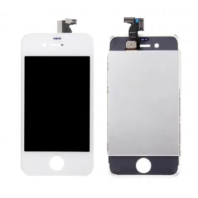 LCD with Touch Screen for Apple iPhone 4s - White (display glass combo folder) by Sparestream