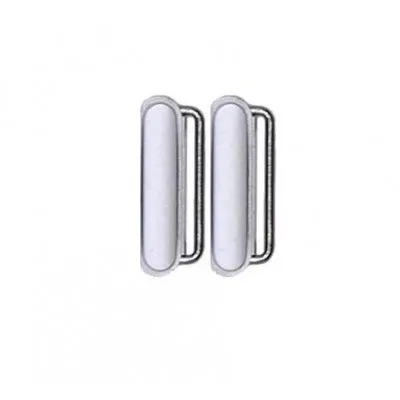 Volume Side Button Outer for Apple iPhone 6s Plus Silver - Plastic Key by Sparestream