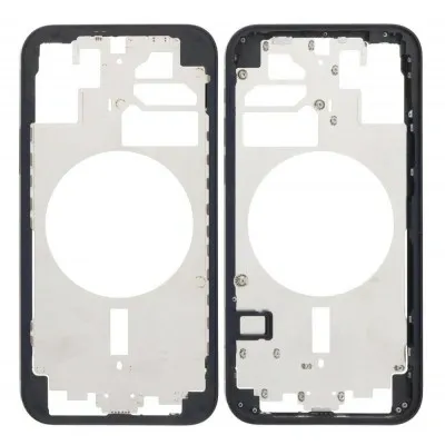 LCD Frame Middle Chassis for Apple iPhone 12 - Black By Sparestream