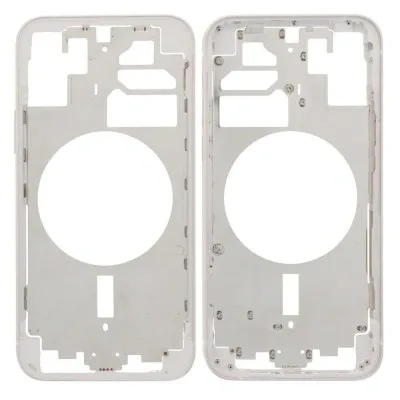 LCD Frame Middle Chassis for Apple iPhone 12 - White By Sparestream