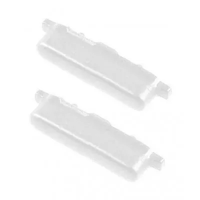 Volume Side Button Outer for Apple iPhone 16 White - Plastic Key by Sparestream