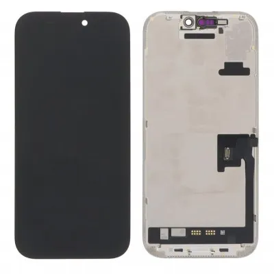 LCD with Touch Screen for Apple iPhone 16 Pro - Gold (display glass combo folder) by Sparestream