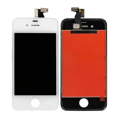 LCD with Touch Screen for Apple iPhone 4 - White (display glass combo folder) by Sparestream
