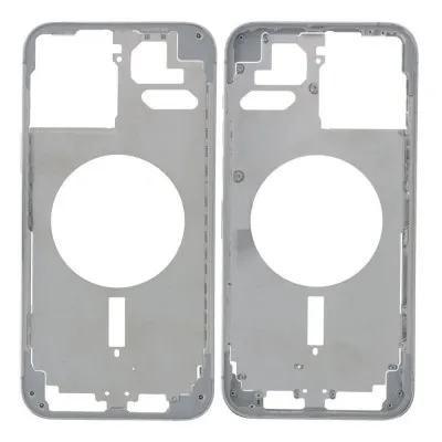 LCD Frame Middle Chassis for Apple iPhone 13 Pro Max - White by Sparestream
