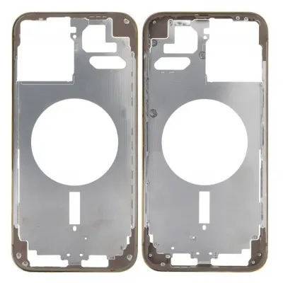 LCD Frame Middle Chassis for Apple iPhone 13 Pro Max - Gold by Sparestream