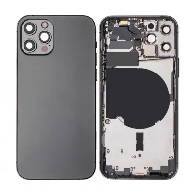 Full Body Housing for Apple iPhone 12 Pro - Black by Sparestream