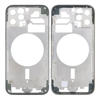 LCD Frame Middle Chassis for Apple iPhone 12 Pro - Black by Sparestream