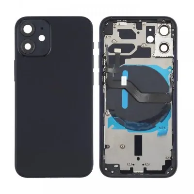 Full Body Housing for Apple iPhone 12 Mini - Black by Sparestream