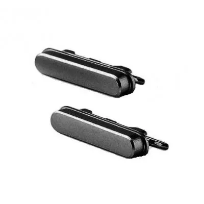 Volume Side Button Outer for Apple iPhone 6 Black - Plastic Key by Sparestream