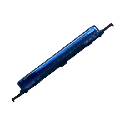 Volume Side Button Outer for Samsung Galaxy M51 Blue - Plastic Key by Sparestream