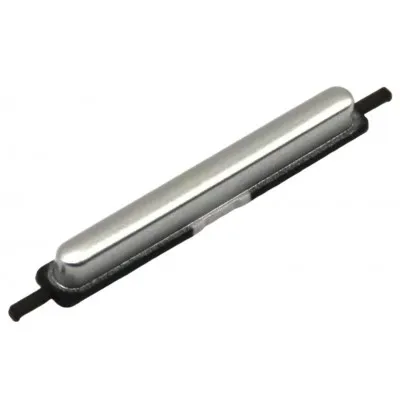 Volume Side Button Outer for Samsung Galaxy M34 5G Silver - Plastic Key by Sparestream