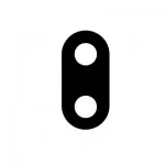 Camera Lens for Vivo X23 Black by Sparestream