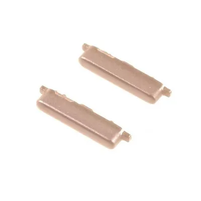 Volume Side Button Outer for Samsung Galaxy J7 Prime Gold - Plastic Key by Sparestream