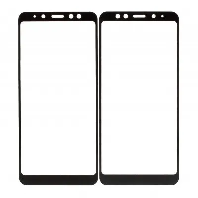 Front Glass for Samsung Galaxy A8 Plus 2018 - Black by Sparestream