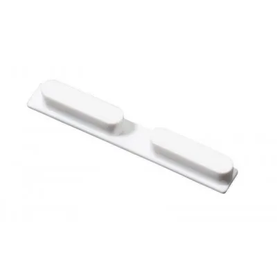 Volume Side Button Outer for Samsung Galaxy A5 2016 White - Plastic Key by Sparestream