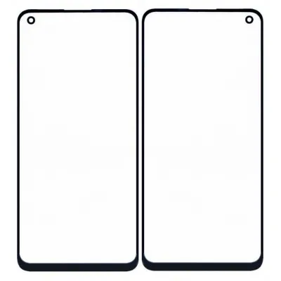 Front Glass for Oppo F19 - Black by Sparestream