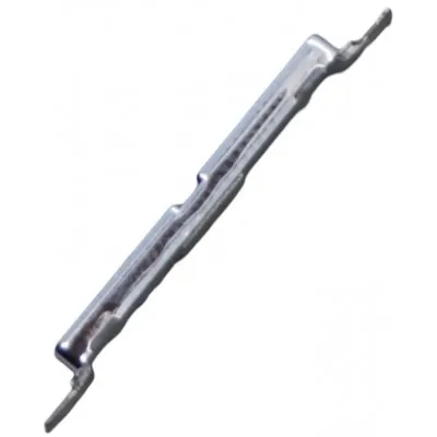 Volume Side Button Outer for Oppo F7 Silver - Plastic Key By Sparestream