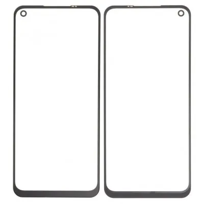 Front Glass for Oppo A74 5G - Black by Sparestream