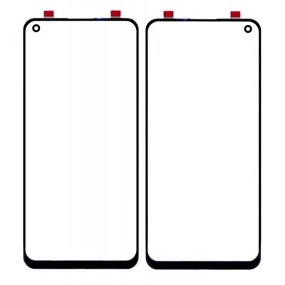 Front Glass for Realme 8 Pro - Black by Sparestream