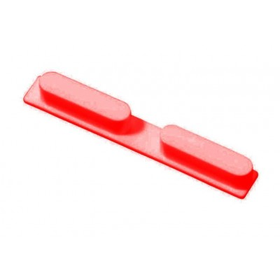 Volume Side Button Outer for Realme C2 Red - Plastic Key by Sparestream