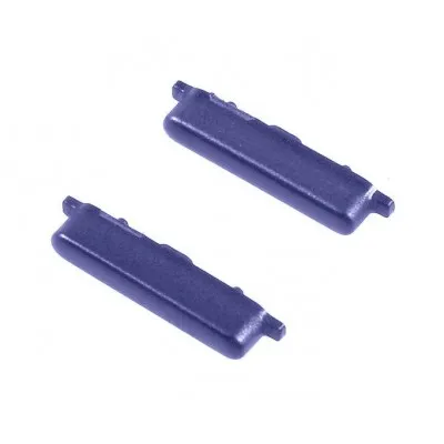 Volume Side Button Outer for Realme 7 Pro Black - Plastic Key by Sparestream