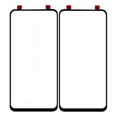 Front Glass for Realme X - Black by Sparestream