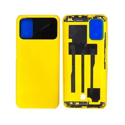 Back Panel Cover for Xiaomi Poco M3 - Yellow by Sparestream