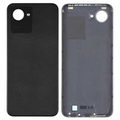 Back Panel Cover for Realme C30 - Black by Sparestream