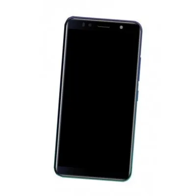 LCD Frame Middle Chassis for Itel A36 - Black by Sparestream