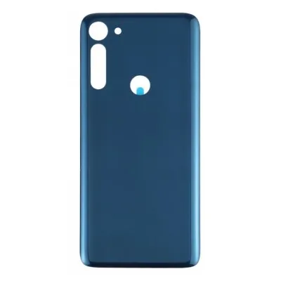 Back Panel Cover for Motorola Moto G8 Plus - Blue by Sparestream