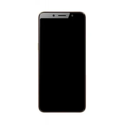 LCD Frame Middle Chassis for Itel A62 - Black by Sparestream