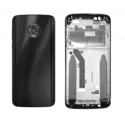Full Body Housing for Motorola Moto G6 - Black by Sparestream