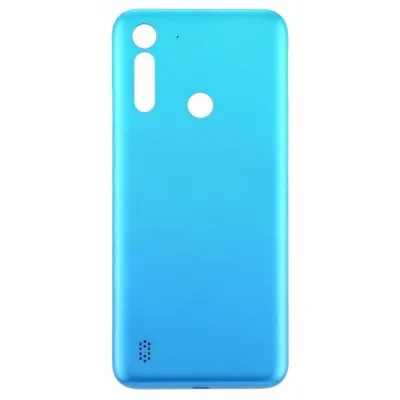 Back Panel Cover for Motorola Moto G8 Power Lite - Cyan by Sparestream