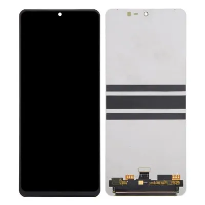 LCD with Touch Screen for Oppo Find N2 Flip - Black (display glass combo folder) by Sparestream