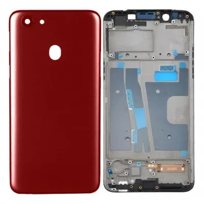Full Body Housing for Oppo F5  - Red by Sparestream