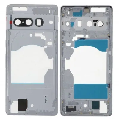 LCD Frame Middle Chassis for Google Pixel 7 Pro 5G - White by Sparestream