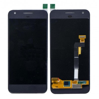 LCD with Touch Screen for Google Pixel - Black (display glass combo folder) by Sparestream
