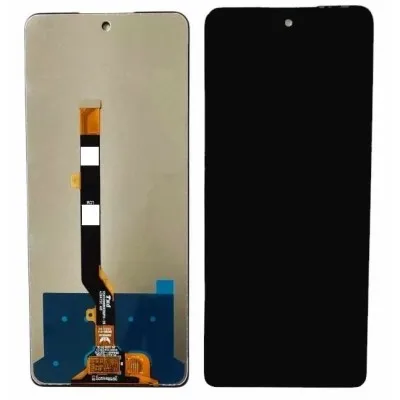 LCD with Touch Screen for Lava Blaze Pro 5G - Pearl (display glass combo folder) by Sparestream