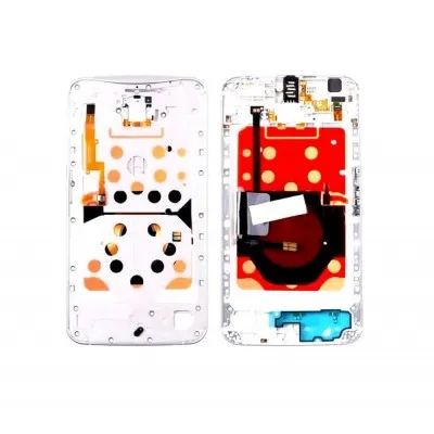 LCD Frame Middle Chassis for Google Nexus 6 64GB - White by Sparestream